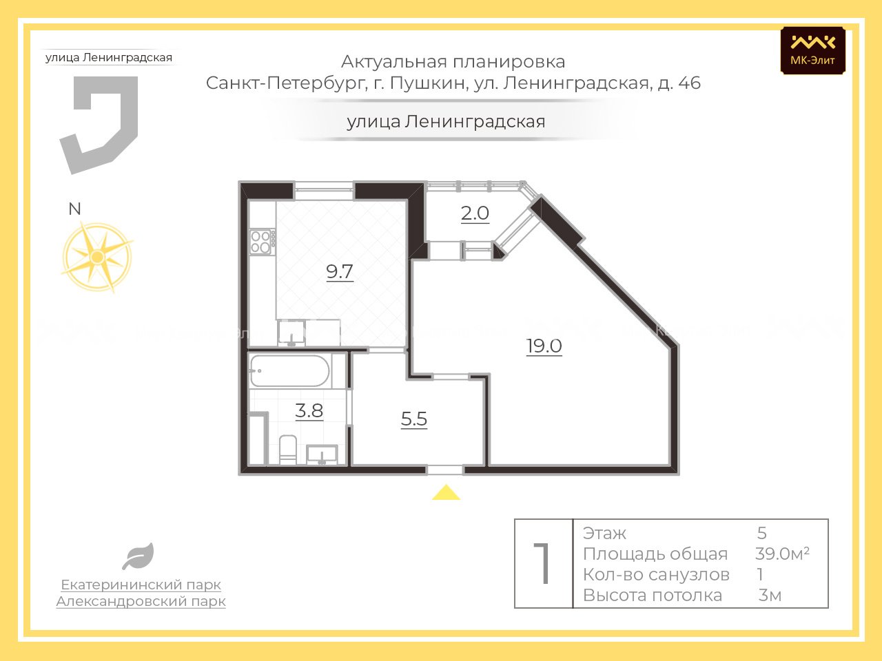 Пушкин г., Ленинградская ул., д.46